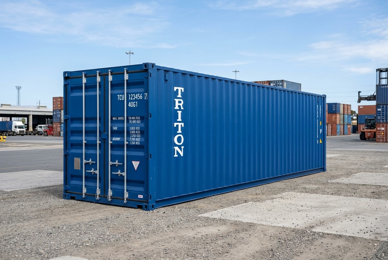 40ft high cube shipping container
